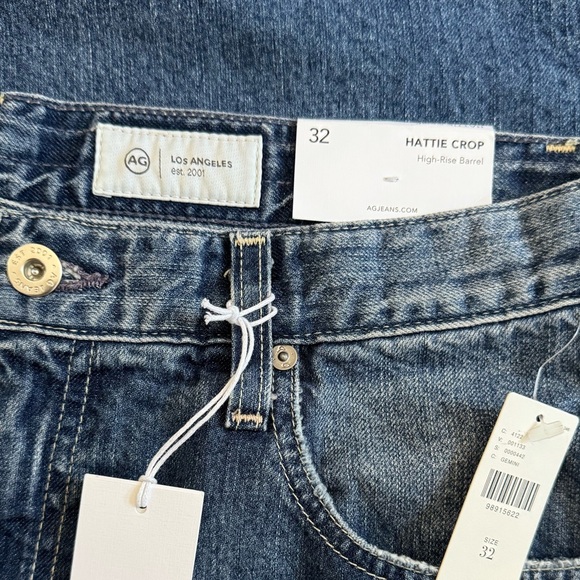 AG Adriano Goldschmied Classic Straight Leg Blue Jeans - Picture 12 of 15